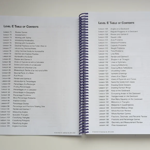 Level E Lessons Book - Blue - Picture 4 of 8